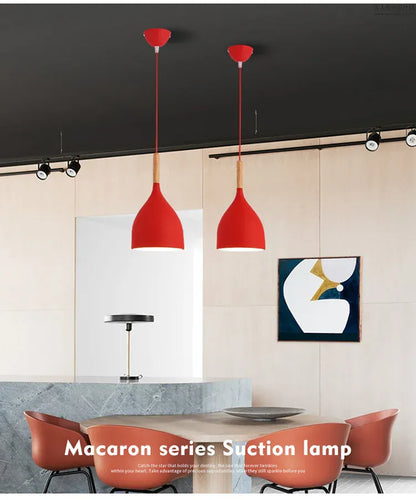 Verthara Premium Nordic Solid Wood Pendant Light