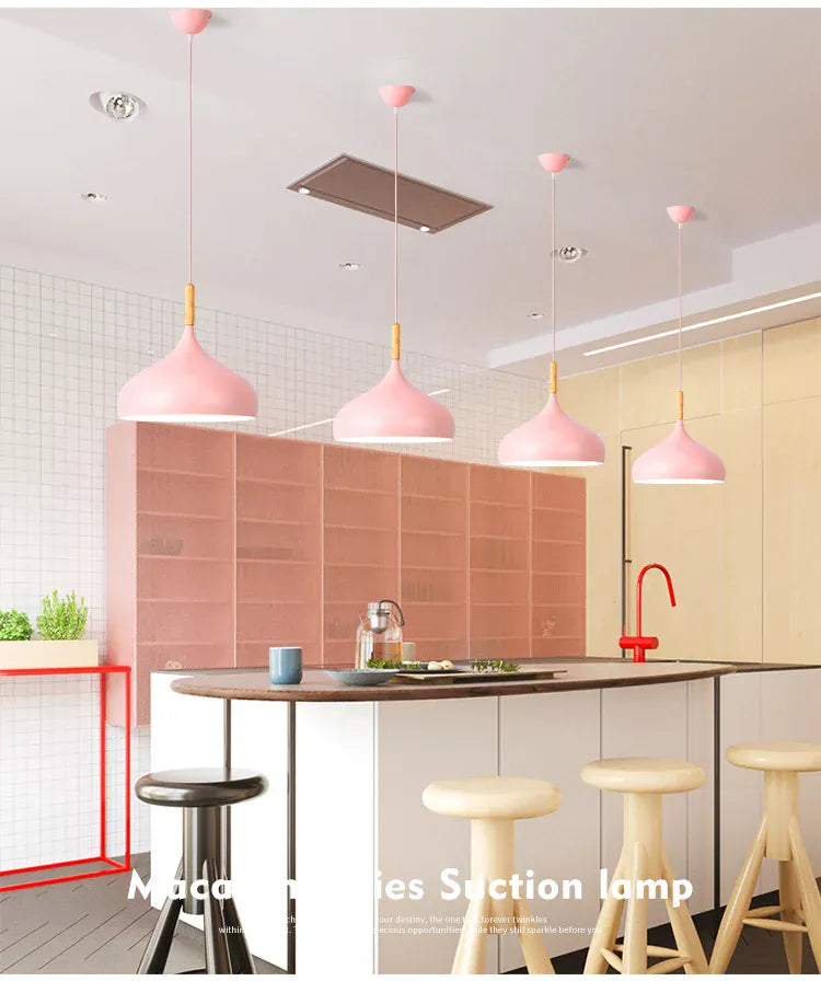 Verthara Premium Nordic Solid Wood Pendant Light
