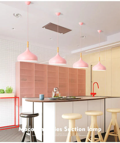 Verthara Premium Nordic Solid Wood Pendant Light