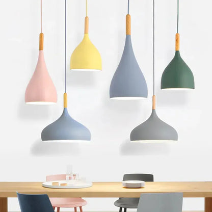 Verthara Premium Nordic Solid Wood Pendant Light