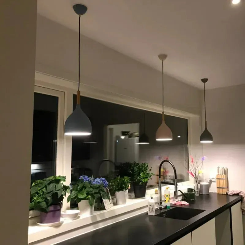 Verthara Premium Nordic Solid Wood Pendant Light