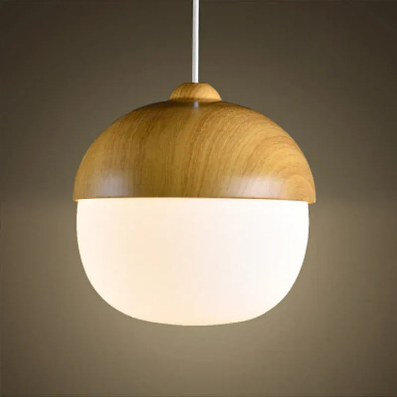 Verthara Premium Nordic Style Pendant Light – Hanging Light – Adjustable Warm/White Tones - Imitation Wood - Indoor Lighting - Modern Design A