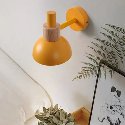 Verthara Premium Nordic Wooden Bedside Wall Sconce