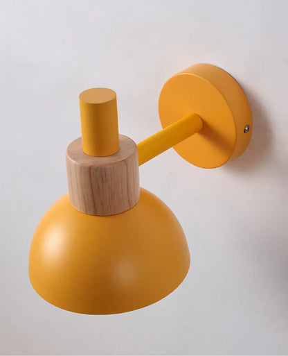 Verthara Premium Nordic Wooden Bedside Wall Sconce