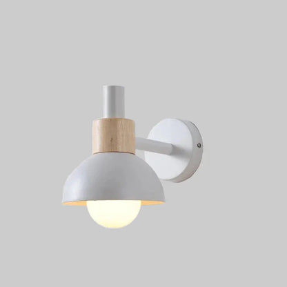 Verthara Premium Nordic Wooden Bedside Wall Sconce