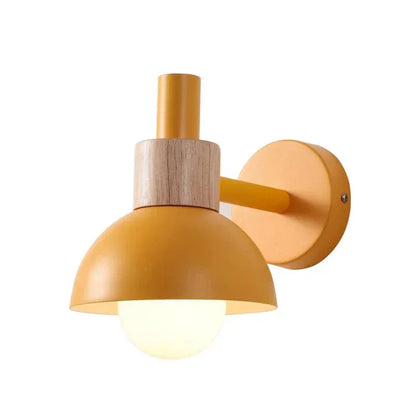 Verthara Premium Nordic Wooden Bedside Wall Sconce