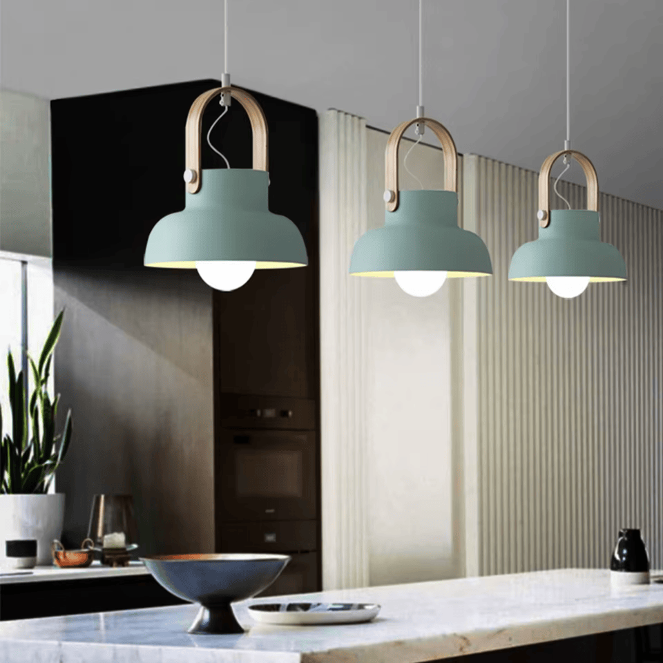 Verthara Premium Nordic Wooden Pendant Light