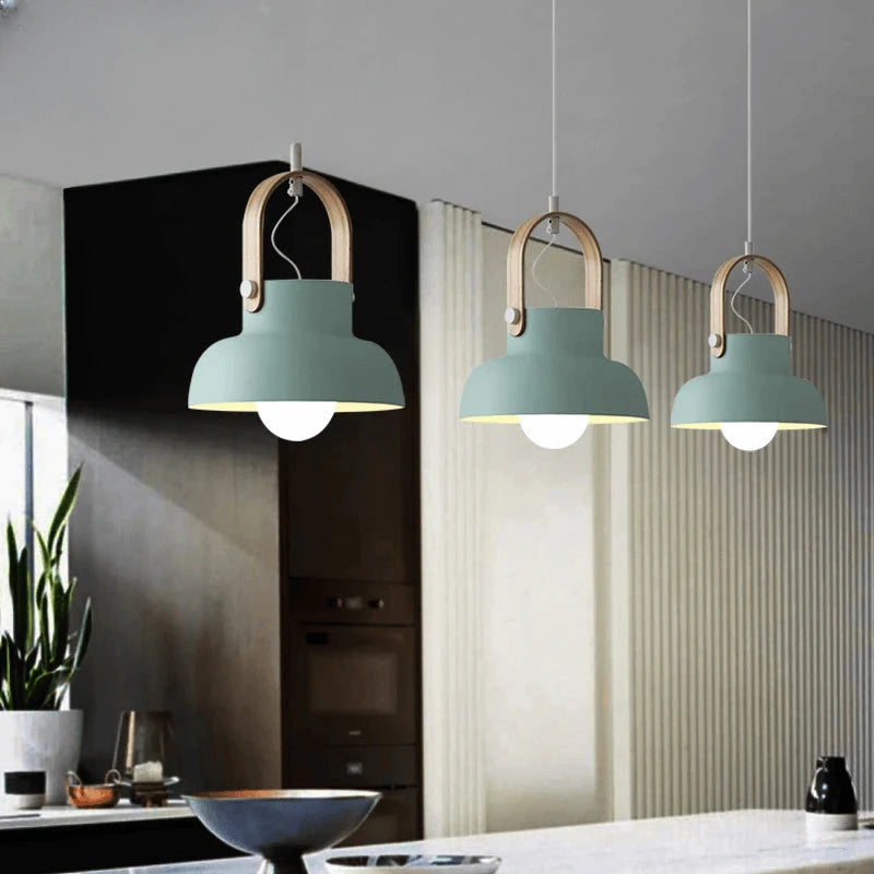 Verthara Premium Nordic Wooden Pendant Light