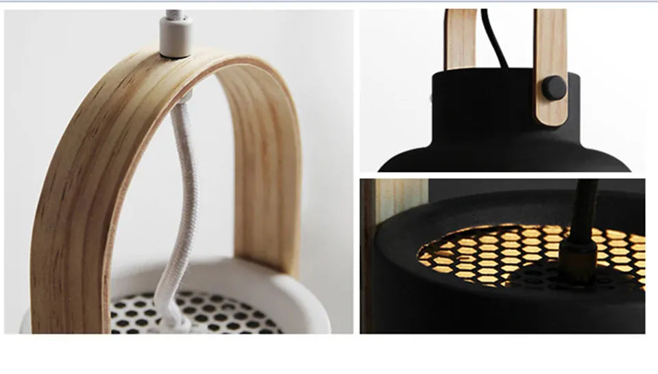 Verthara Premium Nordic Wooden Pendant Light