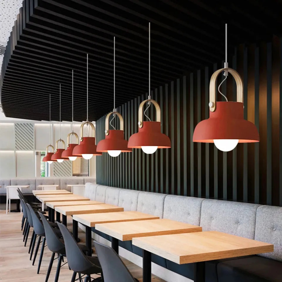 Verthara Premium Nordic Wooden Pendant Light