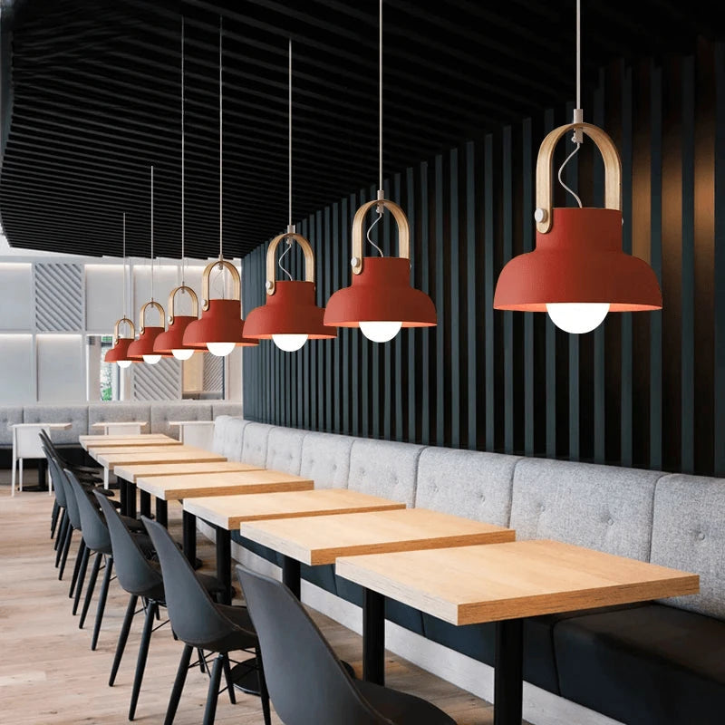 Verthara Premium Nordic Wooden Pendant Light