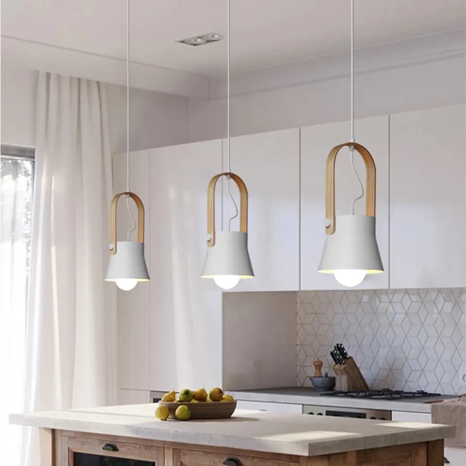 Verthara Premium Nordic Wooden Pendant Light