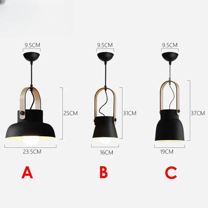Verthara Premium Nordic Wooden Pendant Light