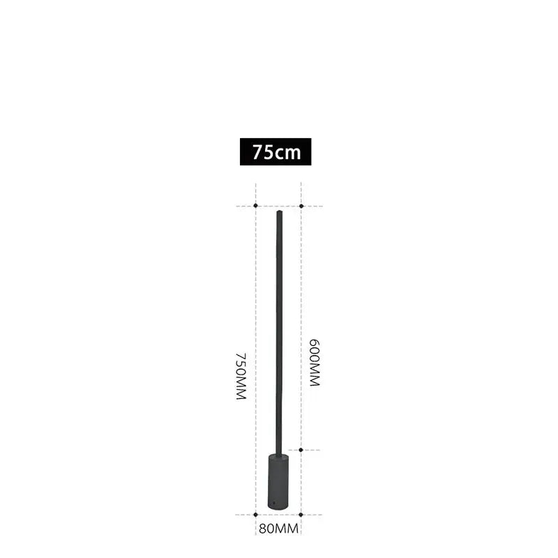 Verthara Premium Outdoor LED Lawn Post Light 6W 75cm