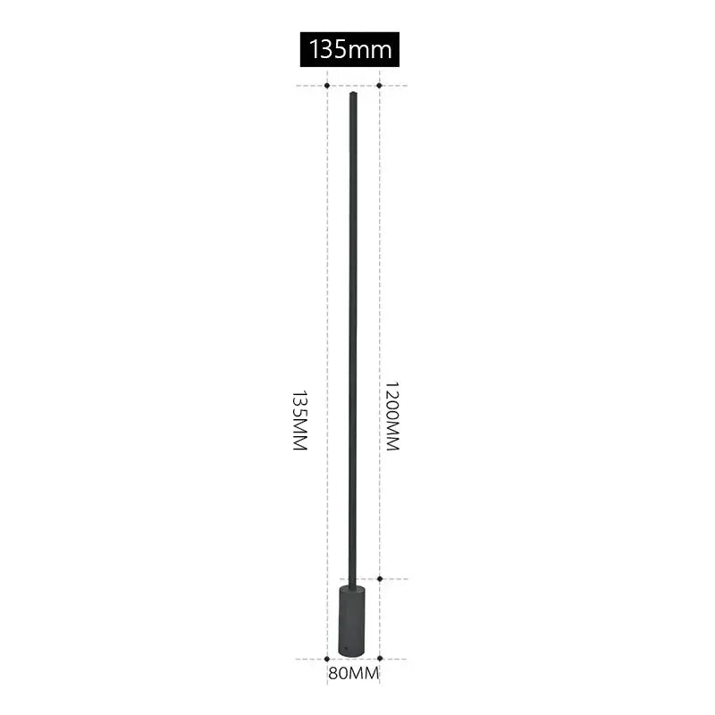 Verthara Premium Outdoor LED Lawn Post Light 12W 135cm