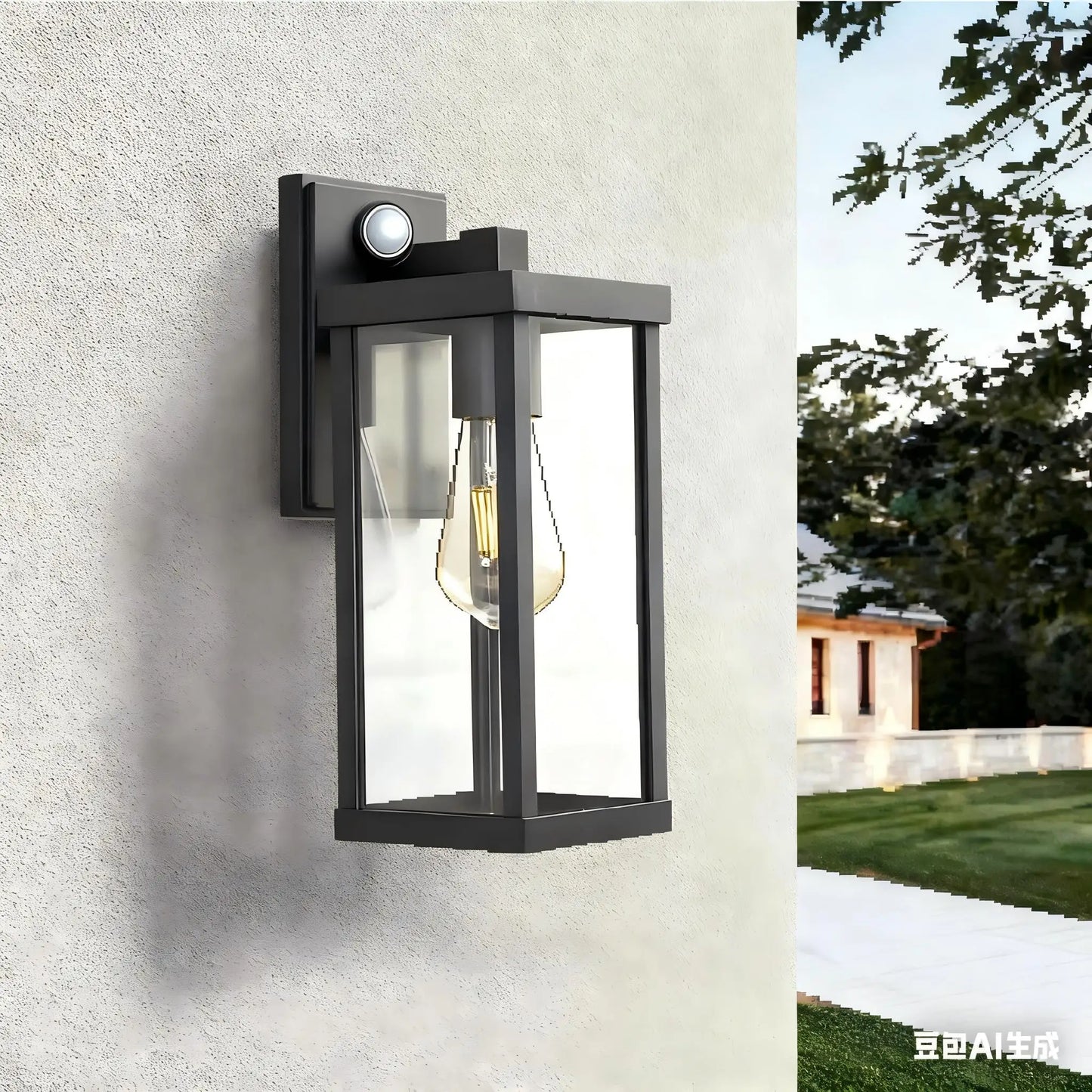 Verthara Premium Outdoor LED Wall Light - Wall-Mounted - Waterproof - Retro Style - Antique Bronze Finish - Ideal for Balcony - Garden - Courtyard