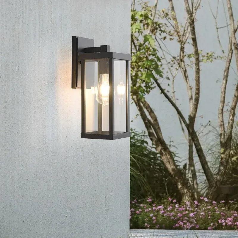 Verthara Premium Outdoor LED Wall Light - Wall-Mounted - Waterproof - Retro Style - Antique Bronze Finish - Ideal for Balcony - Garden - Courtyard