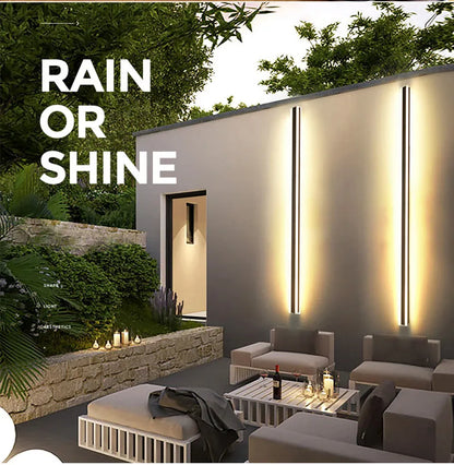Verthara Premium Outdoor Long Strip LED Wall Light