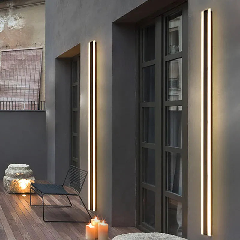 Verthara Premium Outdoor Long Strip LED Wall Light