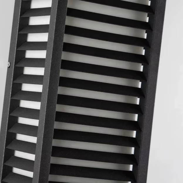 Verthara Premium Outdoor Waterproof Stainless Steel LED Wall Lights – Black Cubical Wall Sconces for Pathways and Garages