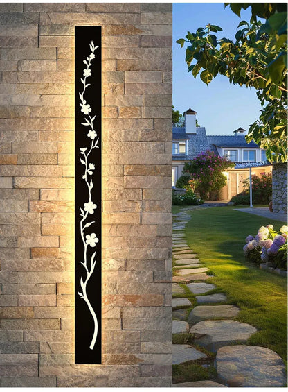 Verthara Premium Peach Blossom Waterproof Outdoor Wall Light