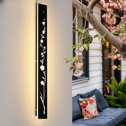 Verthara Premium Peach Blossom Waterproof Outdoor Wall Light