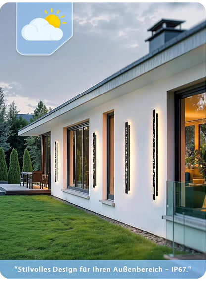 Verthara Premium Peach Blossom Waterproof Outdoor Wall Light