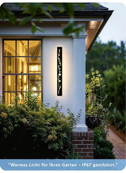 Verthara Premium Peach Blossom Waterproof Outdoor Wall Light