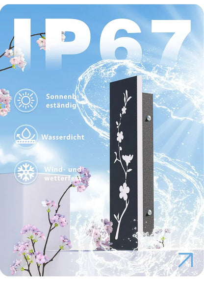Verthara Premium Peach Blossom Waterproof Outdoor Wall Light