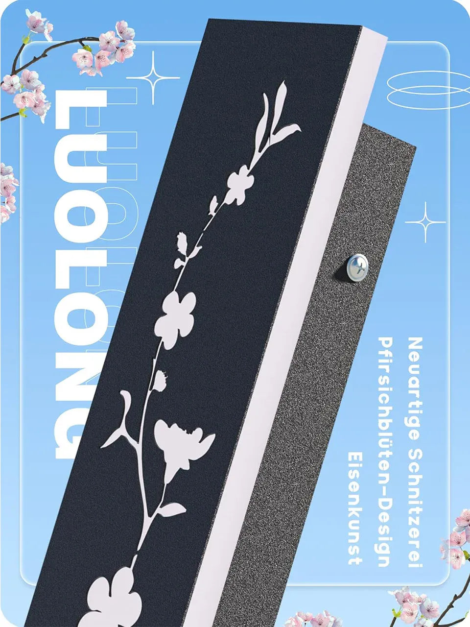 Verthara Premium Peach Blossom Waterproof Outdoor Wall Light