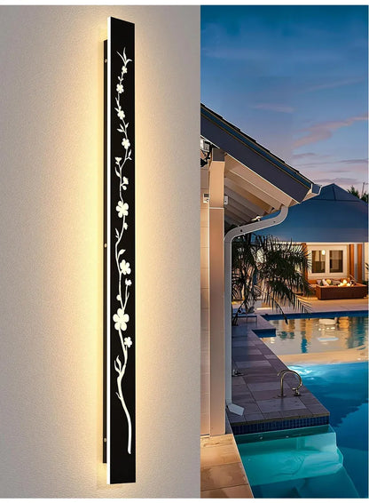 Verthara Premium Peach Blossom Waterproof Outdoor Wall Light