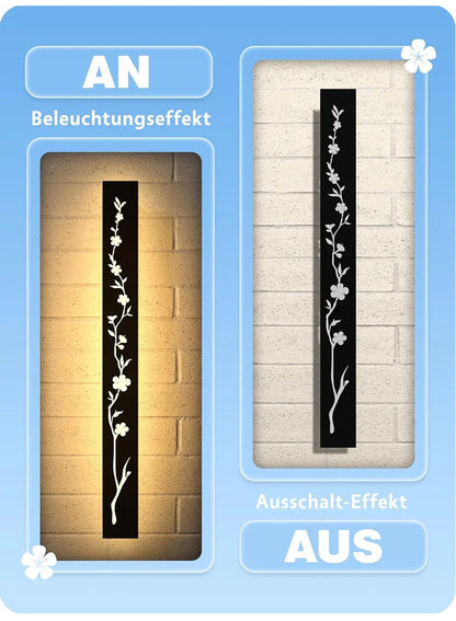 Verthara Premium Peach Blossom Waterproof Outdoor Wall Light