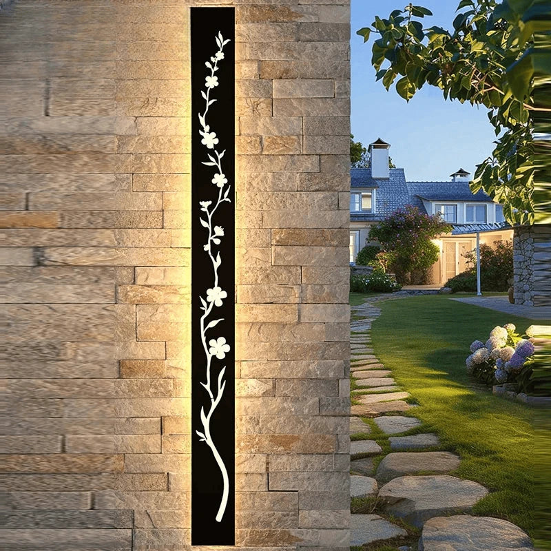 Verthara Premium Peach Blossom Waterproof Outdoor Wall Light