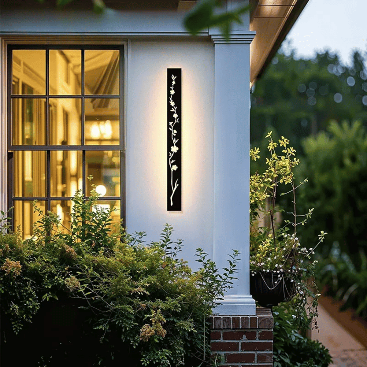 Verthara Premium Peach Blossom Waterproof Outdoor Wall Light