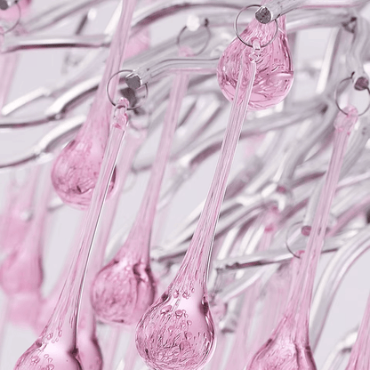 Verthara Premium Pink Crystal Princess Room Chandelier