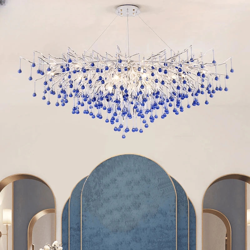 Verthara Premium Pink Crystal Princess Room Chandelier