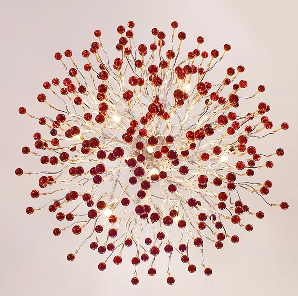 Verthara Premium Pink Crystal Princess Room Chandelier