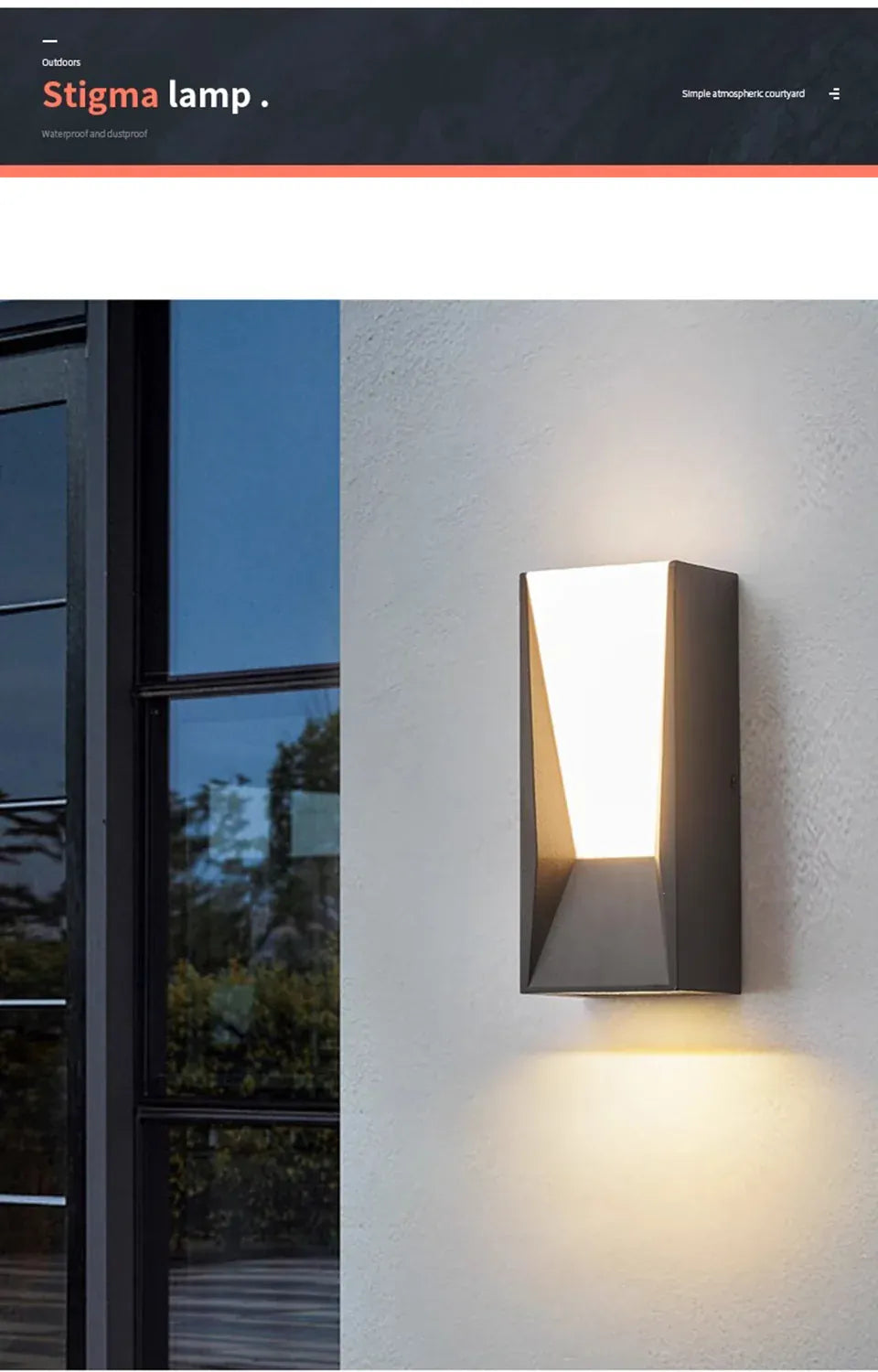 Verthara Premium PIR Sensor Outdoor Wall Light