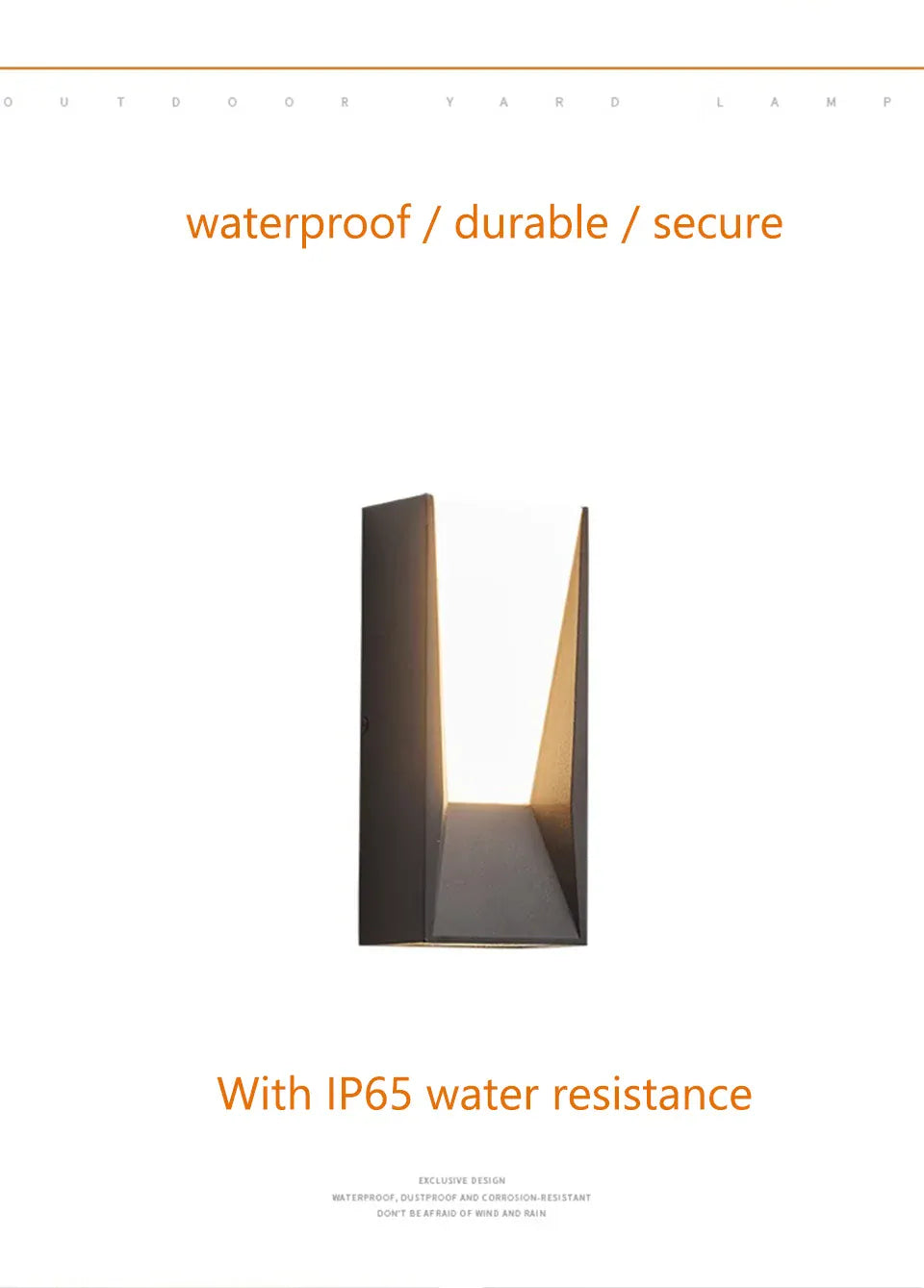 Verthara Premium PIR Sensor Outdoor Wall Light