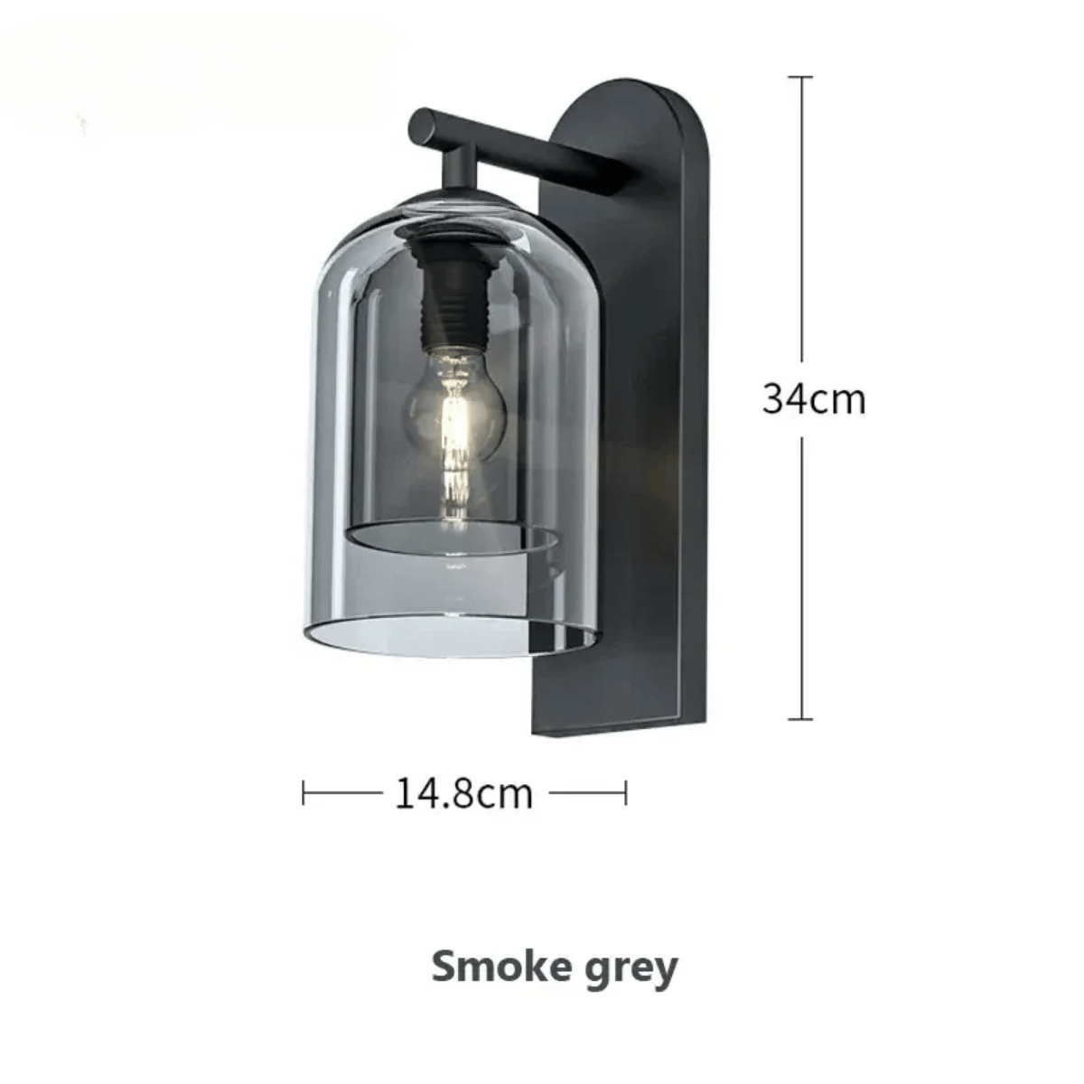 Verthara Premium Vintage Glass Indoor Wall Light