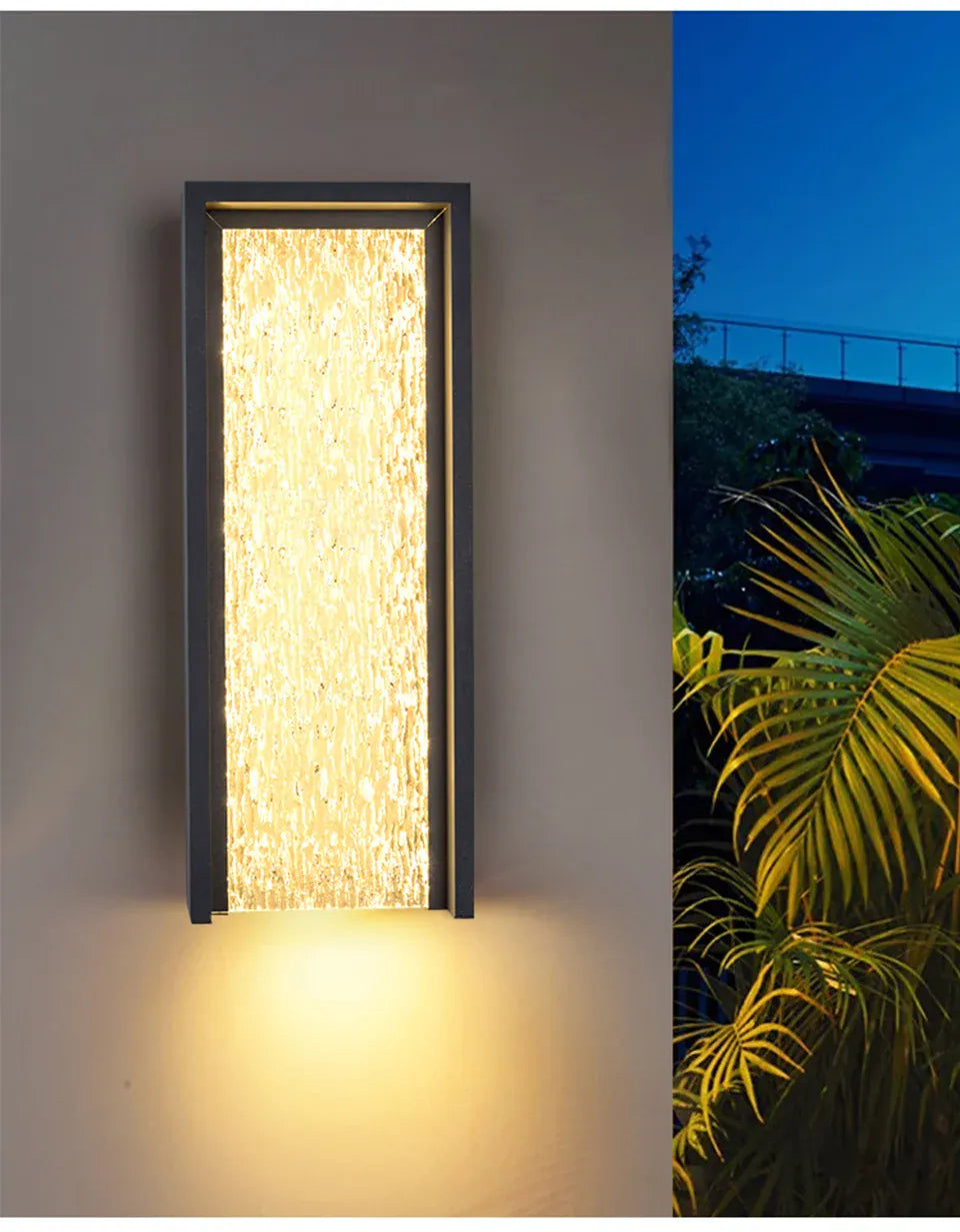 Verthara Premium Rectangle Outdoor Wall Sconce