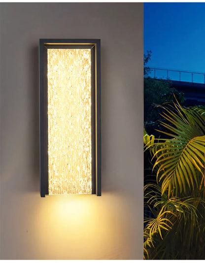Verthara Premium Rectangle Outdoor Wall Sconce