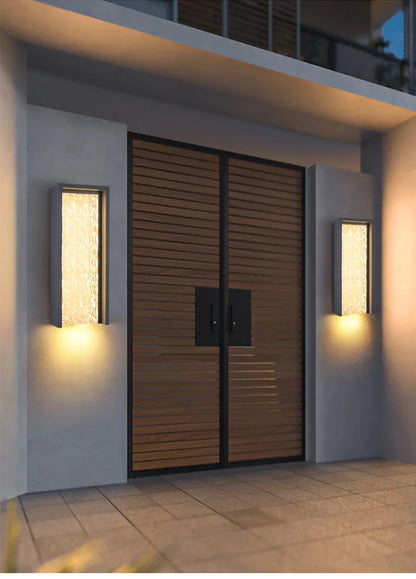 Verthara Premium Rectangle Outdoor Wall Sconce