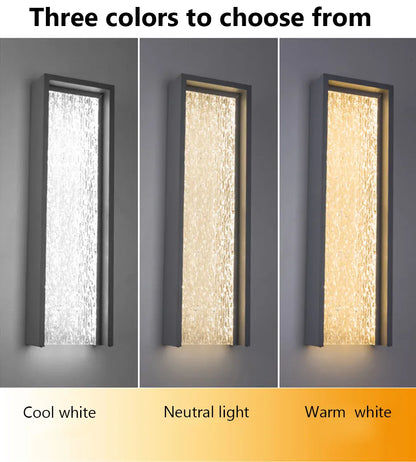 Verthara Premium Rectangle Outdoor Wall Sconce