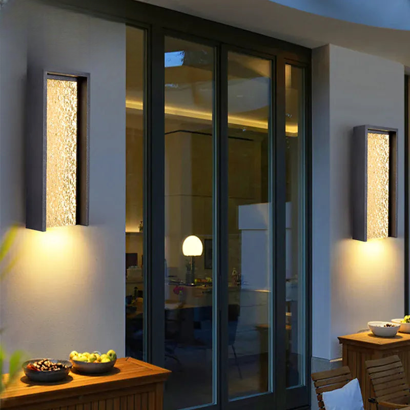 Verthara Premium Rectangle Outdoor Wall Sconce
