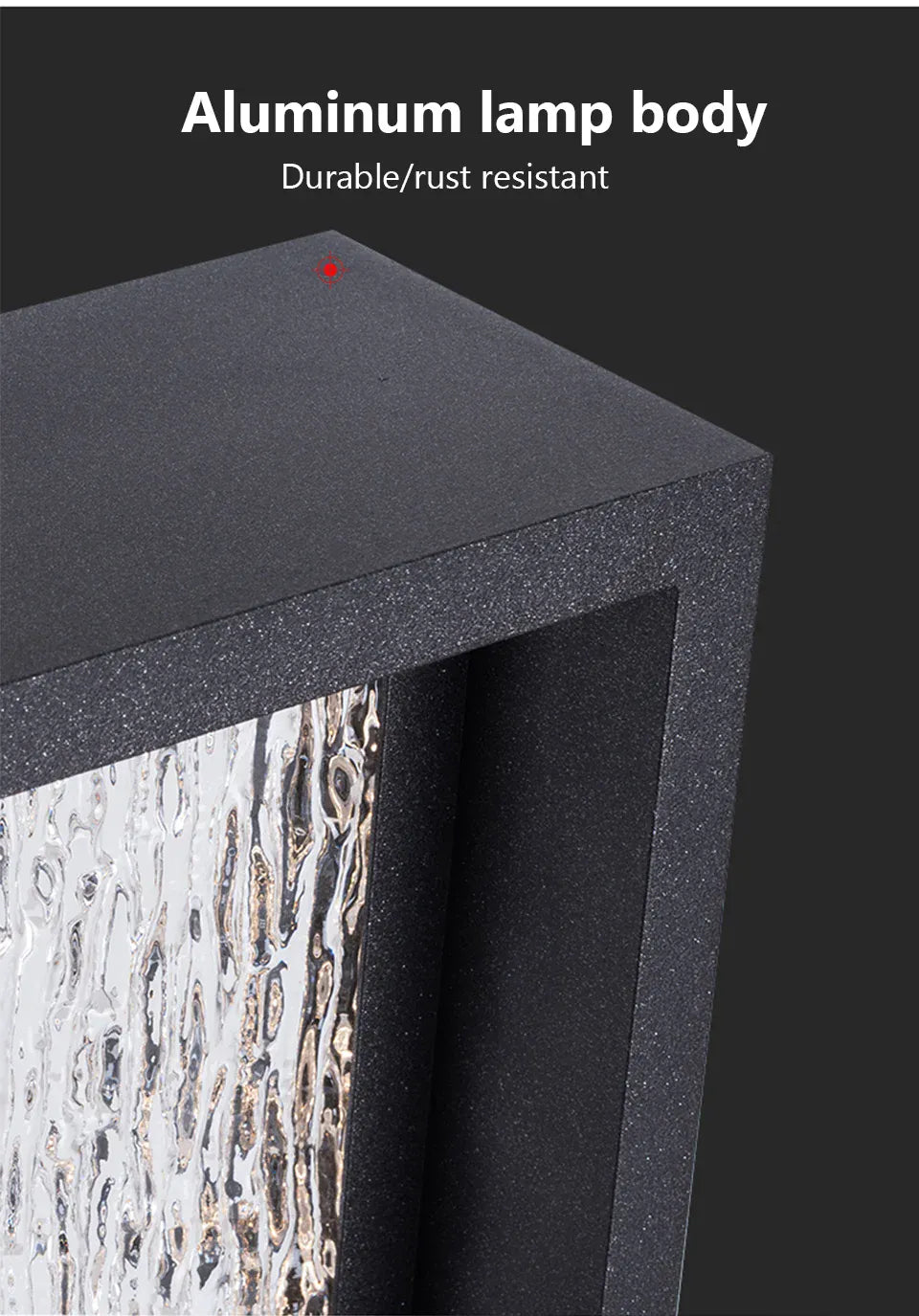 Verthara Premium Rectangle Outdoor Wall Sconce