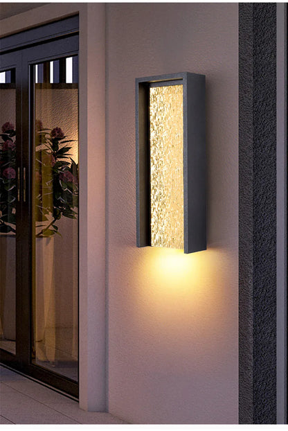 Verthara Premium Rectangle Outdoor Wall Sconce