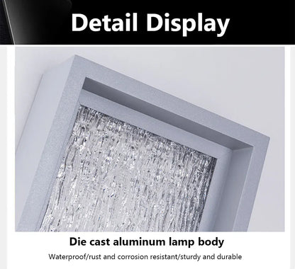 Verthara Premium Rectangle Outdoor Wall Sconce