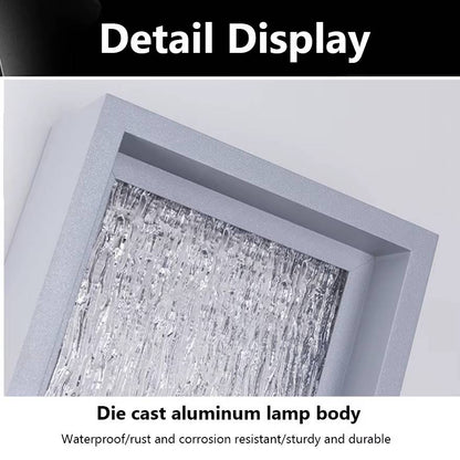 Verthara Premium Rectangle Outdoor Wall Sconce
