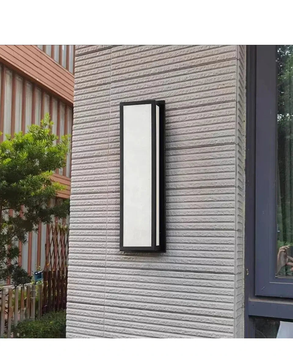 Verthara Premium Rectangular LED Outdoor Wall Light